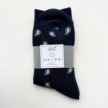Load image into Gallery viewer, ‘MIDNIGHT’ NAVY BLUE BANDANA SOCKS
