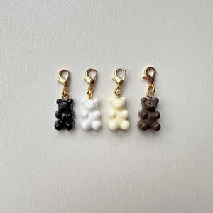 SET OF 4 ´NEUTRAL’ GUMMY BEAR CHARMS BY BOOM BESPOKE