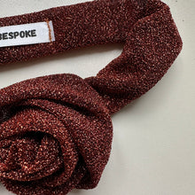 Load image into Gallery viewer, BRONZE GLITTER ROSE CHOKER BY BOOM BESPOKE
