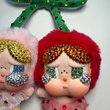 Load image into Gallery viewer, ‘CHERRY’ SWAROVSKI CRYSTAL CRYING FOR LOVE BOOM BESPOKE CRY BABY
