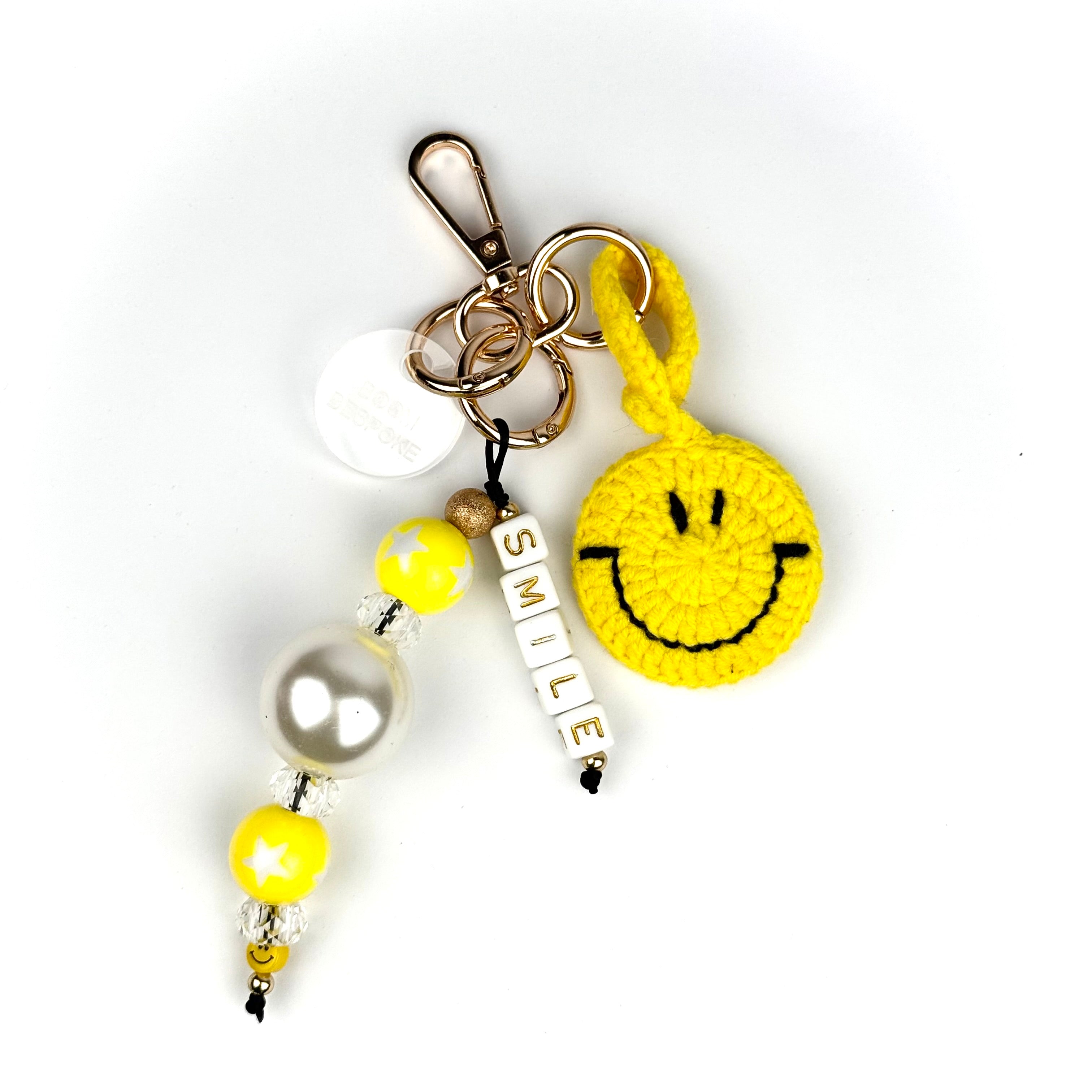 THE SMILEY BOOM BESPOKE BAG CHARM