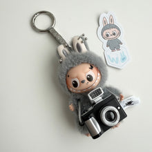 Load image into Gallery viewer, ‘CUSTOM TEXT’ ‘W’ PIN FOR LOVE (MINI) BOOM BESPOKE LABUBU NEUTRAL PACK
