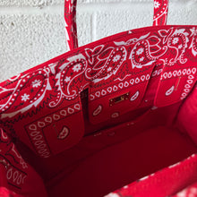 Load image into Gallery viewer, ‘CHERRY’ BANDANA BAG BY BOOM BESPOKE
