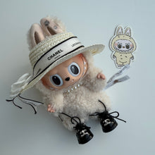 Load image into Gallery viewer, ‘HAT &amp; BOOTS’ SOYMILK BOOM BESPOKE LABUBU
