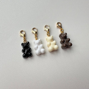 SET OF 4 ´NEUTRAL’ GUMMY BEAR CHARMS BY BOOM BESPOKE