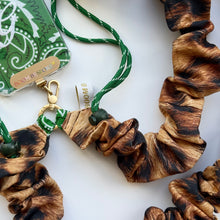 Load image into Gallery viewer, ‘LEOPARD’ GREEN BANDANA ADJUSTABLE CROSSBODY PHONE STRAP
