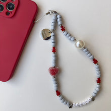 Load image into Gallery viewer, ‘BEAR LOVE’ SILVER BOOM BESPOKE PHONE BEADS
