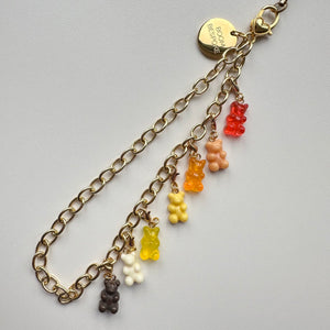 SET OF 7´RED’S’ GUMMY BEAR CHARMS BY BOOM BESPOKE