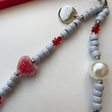 Load image into Gallery viewer, ‘BEAR LOVE’ SILVER BOOM BESPOKE PHONE BEADS
