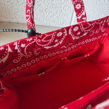 Load image into Gallery viewer, ‘CHERRY’ SMALL BANDANA BAG BY BOOM BESPOKE
