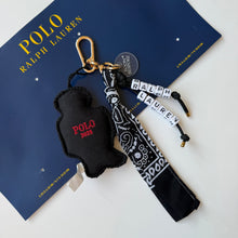 Load image into Gallery viewer, ‘RALPH’ BEAR BAG CHARM BY BOOM BESPOKE
