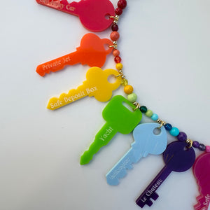 ‘BOOMBOW CRYSTAL KEYS’ BOOM BESPOKE BAG CHARM