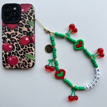 Load image into Gallery viewer, ‘MON CHERRY’ BOOM BESPOKE PHONE BEADS
