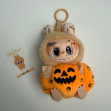 Load image into Gallery viewer, ‘PUMPKIN’ BABA HAVE A SEAT BOOM BESPOKE LABUBU
