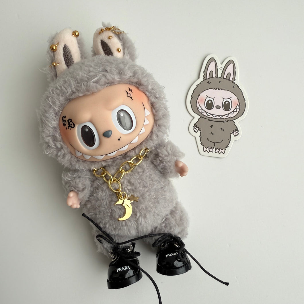 ‘TATTOO & BOOTS´ SESAME BEAN BOOM BESPOKE LABUBU NEUTRAL PACK