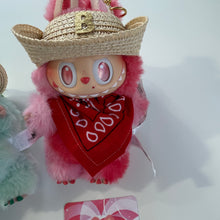 Load image into Gallery viewer, ‘B HAT &amp; BANDANA’ BIG ENERGY BOOM BESPOKE LABUBU
