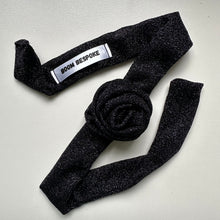 Load image into Gallery viewer, BLACK GLITTER ROSE CHOKER BY BOOM BESPOKE
