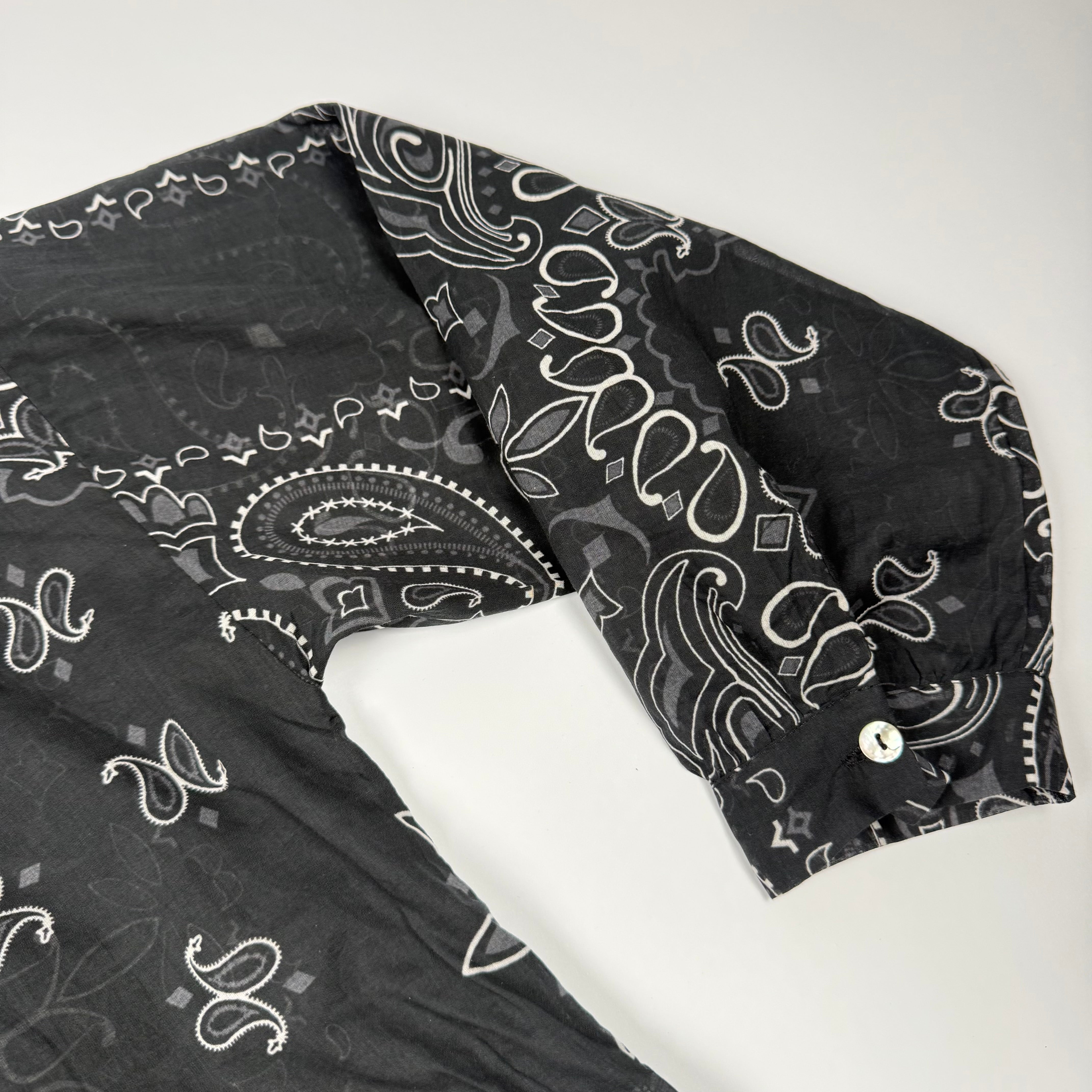 'CAFÈ NOIR' BLACK BANDANA MULTIWAY COTTON SET