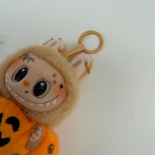 Load image into Gallery viewer, ‘PUMPKIN’ BABA HAVE A SEAT BOOM BESPOKE LABUBU
