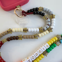 Load image into Gallery viewer, ‘THE NEW BOOMBOW’ RAINBOW ADJUSTABLE CROSSBODY PHONE STRAP

