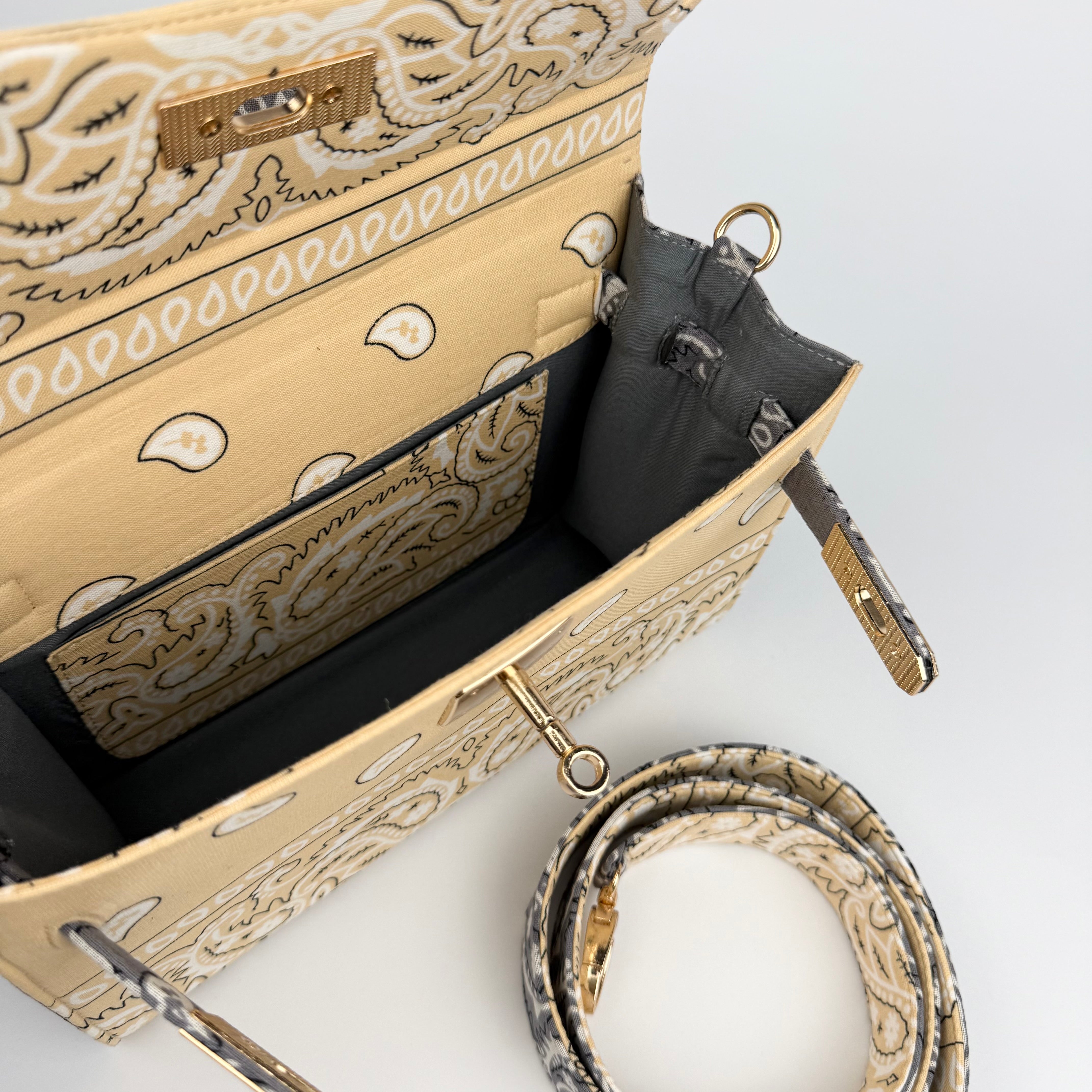 ‘VANILLA SMOKE’ MINI BANDANA BAG BY BOOM BESPOKE