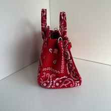 Load image into Gallery viewer, ‘CHERRY’ SMALL BANDANA BAG BY BOOM BESPOKE
