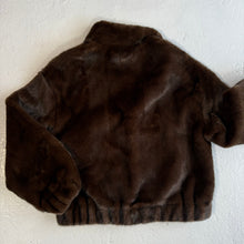 Load image into Gallery viewer, ‘BEAR’ FAUX FUR BOMBER JACKET
