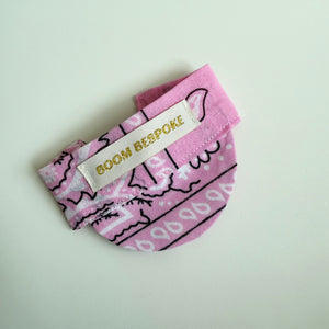 PINK BANDANA LABUBU BOOM HAT