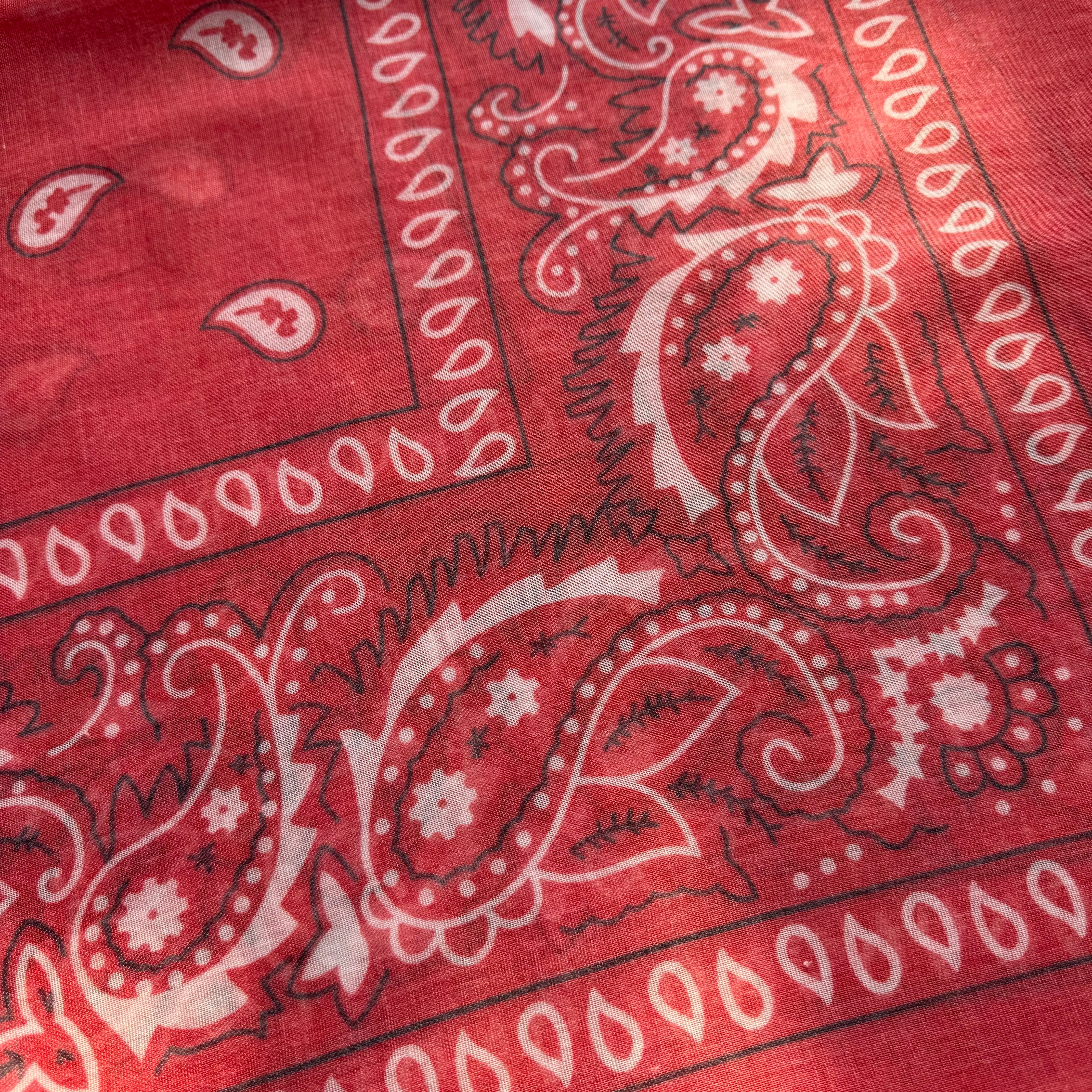 ‘WATERMELON’ RED THE MULTIWAY SQUARE BANDANA SCARF