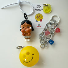 Load image into Gallery viewer, ‘HAPPIE’ SWAROVSKI CRYSTAL CRYBABY MONSTER TEARS BOOM BESPOKE CRYBABY
