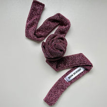 Load image into Gallery viewer, DUSTY PINK GLITTER ROSE CHOKER BY BOOM BESPOKE
