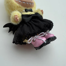 Load image into Gallery viewer, ‘PINK PUNK’ LETS CHECKMATE YELLOW BOOM BESPOKE LABUBU
