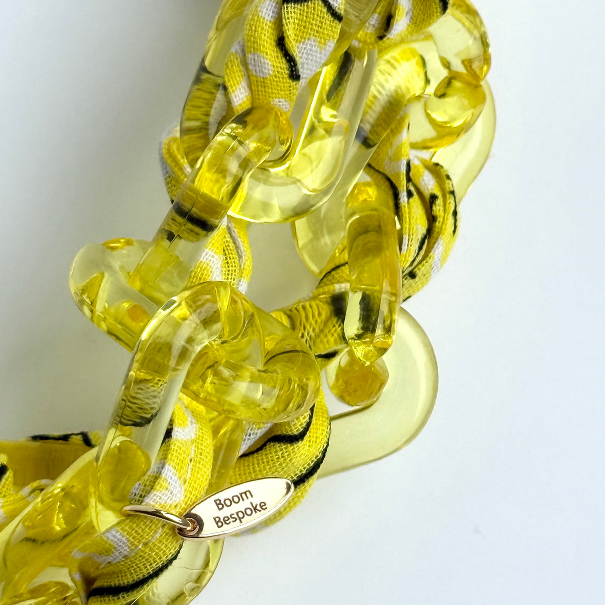 YELLOW BANDANA JELLY PHONE CHAIN