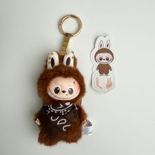 Load image into Gallery viewer, ‘CUSTOM TEXT’ ‘L’ PIN FOR LOVE (MINI) BOOM BESPOKE LABUBU NEUTRAL PACK
