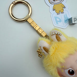 ‘CUSTOM TEXT’ ‘P’ PIN FOR LOVE (MINI) BOOM BESPOKE LABUBU