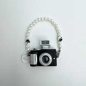 PREORDER - YIN YANG PEARLS BOOM LABUBU CROSSBODY BEADED CAMERA