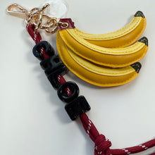 Load image into Gallery viewer, ‘BANANAS’ CHUNKY LETTER BAG CHARM BY BOOM BESPOKE
