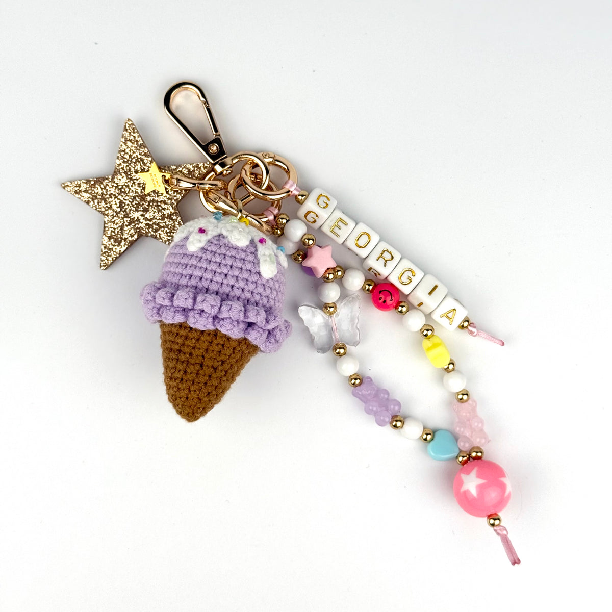 ICE CREAM PIC’N’MIX BOOM BESPOKE BAG CHARM