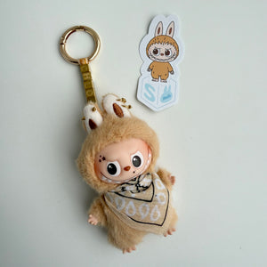 ‘CUSTOM TEXT’ ‘S’ PIN FOR LOVE (MINI) BOOM BESPOKE LABUBU NEUTRAL PACK