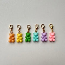 Load image into Gallery viewer, SET OF 6 ´PASTEL’ GUMMY BEAR CHARMS BY BOOM BESPOKE
