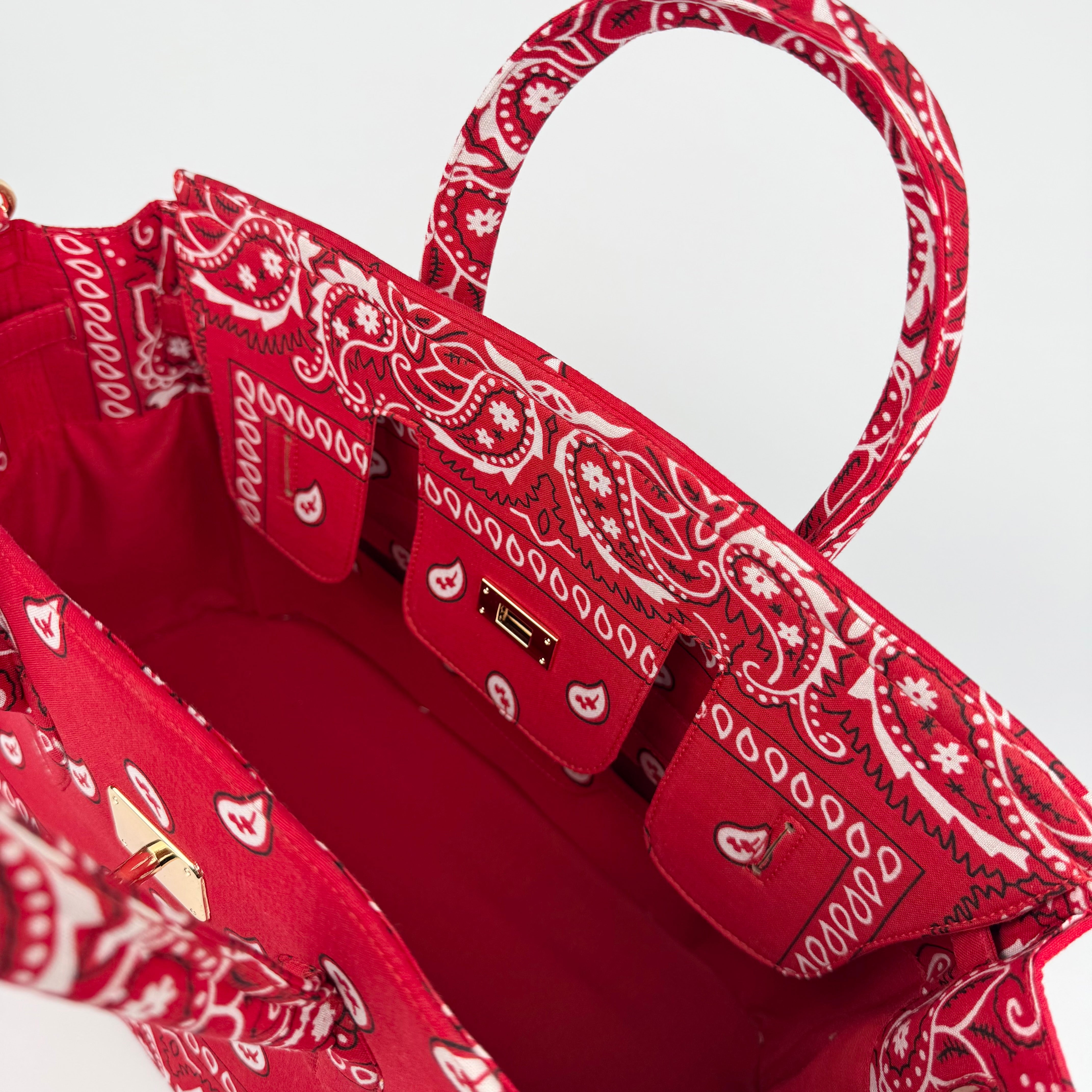 ‘CHERRY’ BANDANA BAG BY BOOM BESPOKE