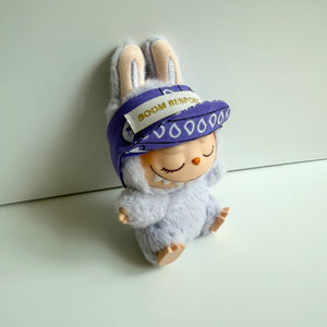 LILAC BANDANA LABUBU BOOM HAT