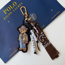 Load image into Gallery viewer, ‘RALPH’ BEAR BAG CHARM BY BOOM BESPOKE
