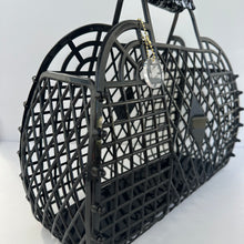 Load image into Gallery viewer, LARGE BLACK BANDANA JELLY BAG BY BOOM BESPOKE
