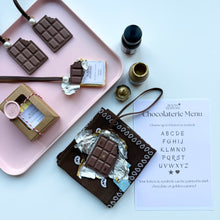 Load image into Gallery viewer, ‘BOOM BAR’ LEATHER CHOCOLATE BAR BAG CHARM BY BOOM BESPOKE
