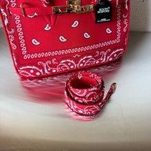 Load image into Gallery viewer, ‘CHERRY’ BANDANA BAG BY BOOM BESPOKE
