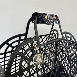 LARGE BLACK BANDANA JELLY BAG BY BOOM BESPOKE