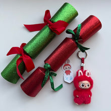 Load image into Gallery viewer, RED &amp; GREEN LABUBU CHRISTMAS CRACKERS SET OF 6
