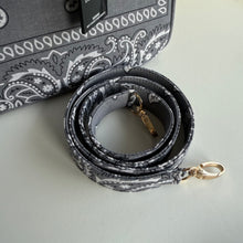 Load image into Gallery viewer, ‘SMOKE’ SMALL BANDANA BAG BY BOOM BESPOKE
