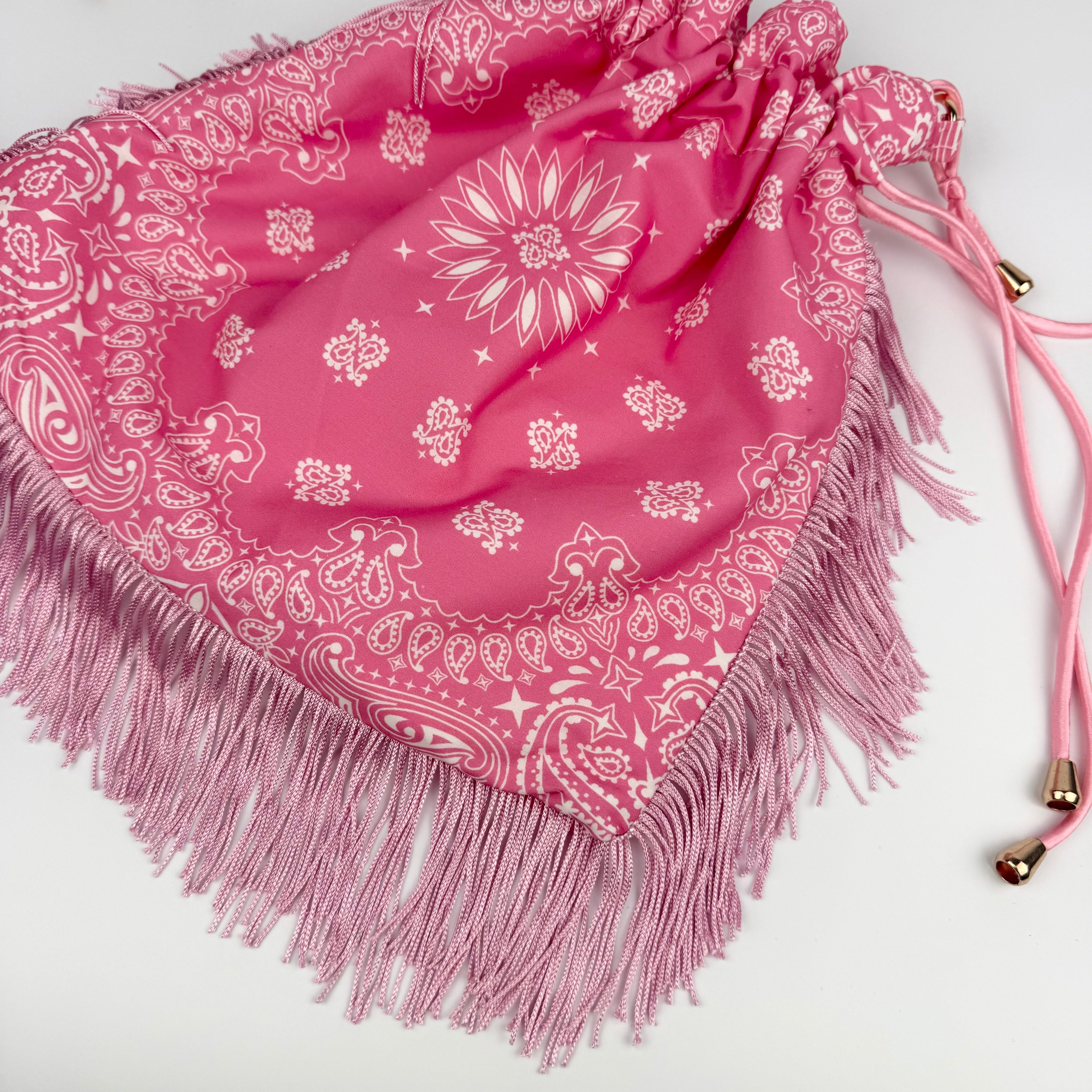 'PRINCESS' PINK BANDANA POUCH BAG